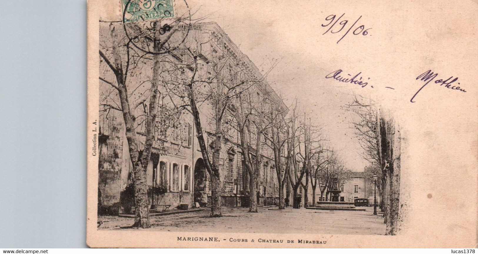 13 / MARIGNANE / COURS ET CHATEAU DE MIRABEAU / PRECURSEUR - Marignane