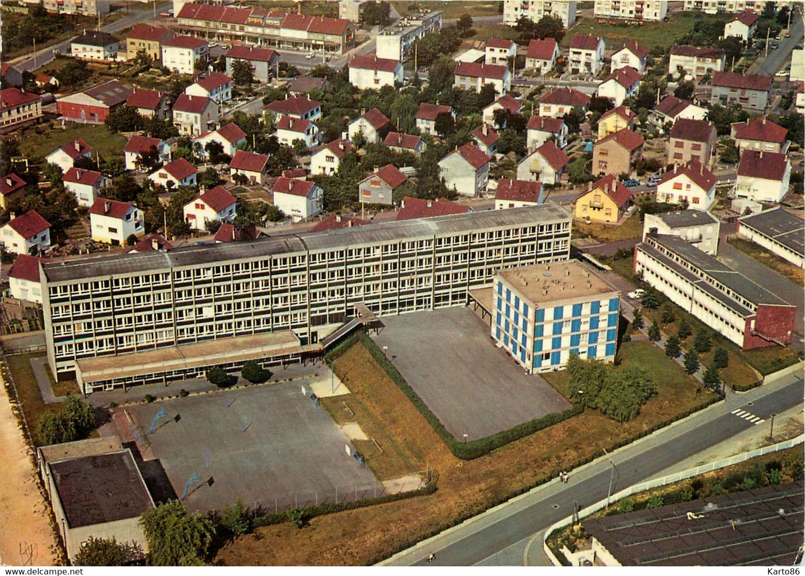 Creutzwald * Vue Aérienne Sur Le Lycée Professionnel Romain ROLLAND - Creutzwald