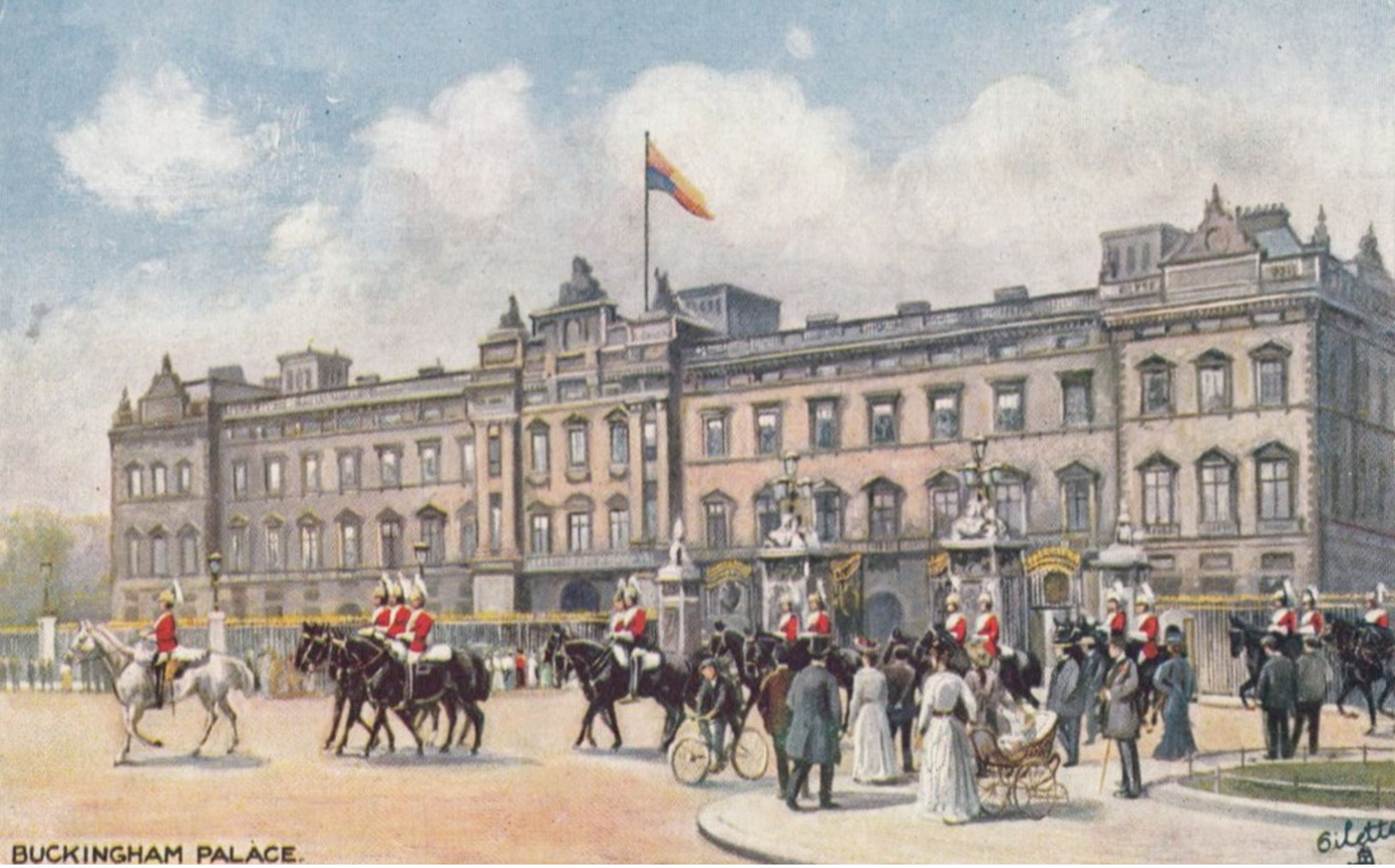 LONDON, England, UK, 1900-10's; Buckingham Palace ; TUCK 7865 - Buckingham Palace