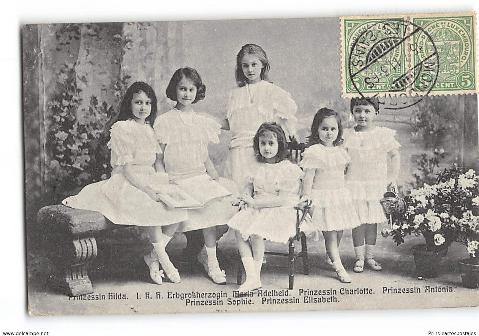 CPA Luxembourg Les Princesses - Koninklijke Familie