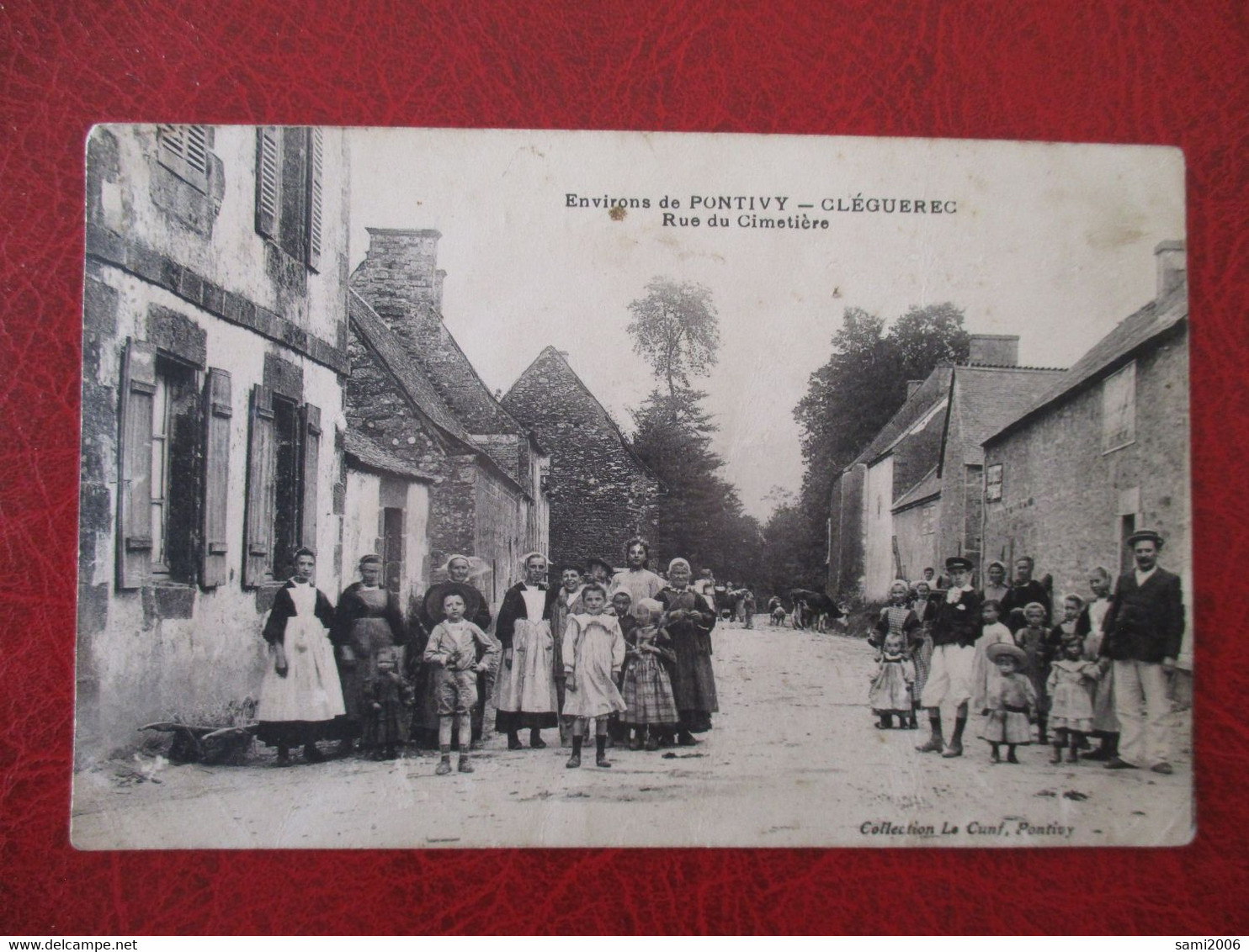 56 CLEGUEREC RUE DU CIMETIERE  ANIMEE - Cleguerec