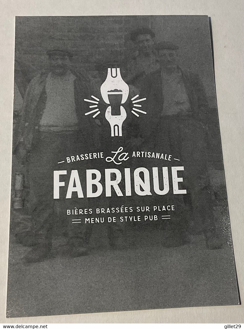 AFFICHE DE BIÈRE DU QUÉBEC - BRASSERIE LA FABRIQUE, ST-JÉRÔME- - Manifesti