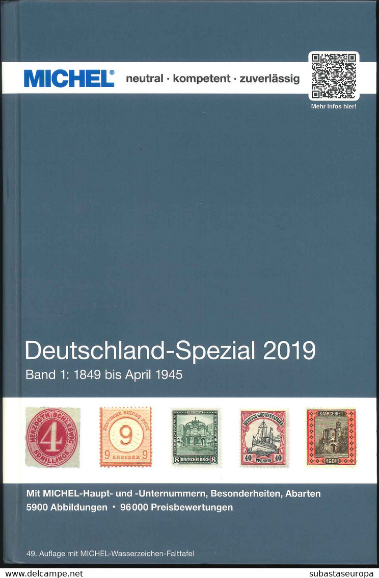 Michel. Catalog Deutschland - Spezial 2019. Band 1 & 2 - Catalogi