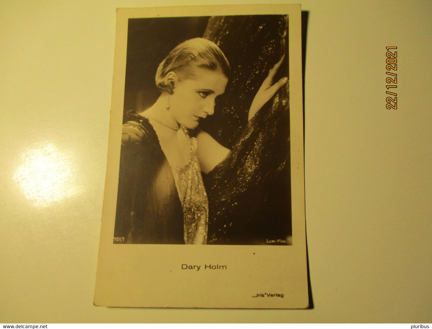 MOVIE STAR DARY HOLM , IRIS VERLAG , OLD POSTCARD  ,0 3-23 - Actors