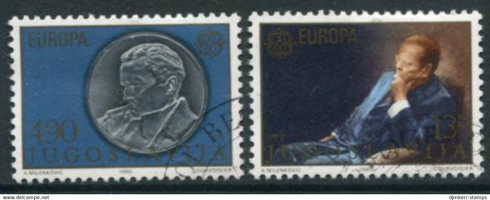 YUGOSLAVIA 1980 Europa: Personalities (Tito) Used.  Michel 1828-29 - Used Stamps