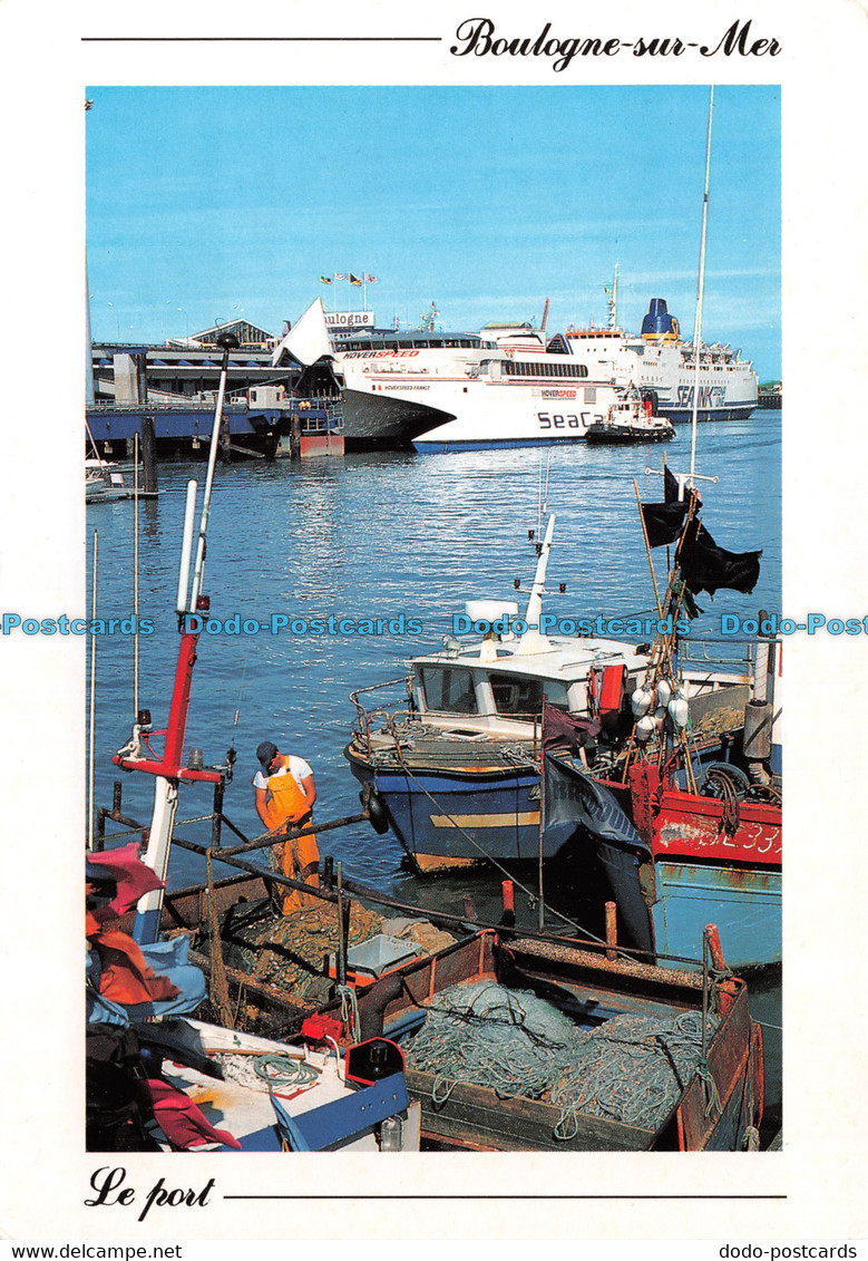 L039282 Boulogne Sur Mer. Le Port. La Cote D Opale. Artaud Freres. Carquefou. 1993 - Monde