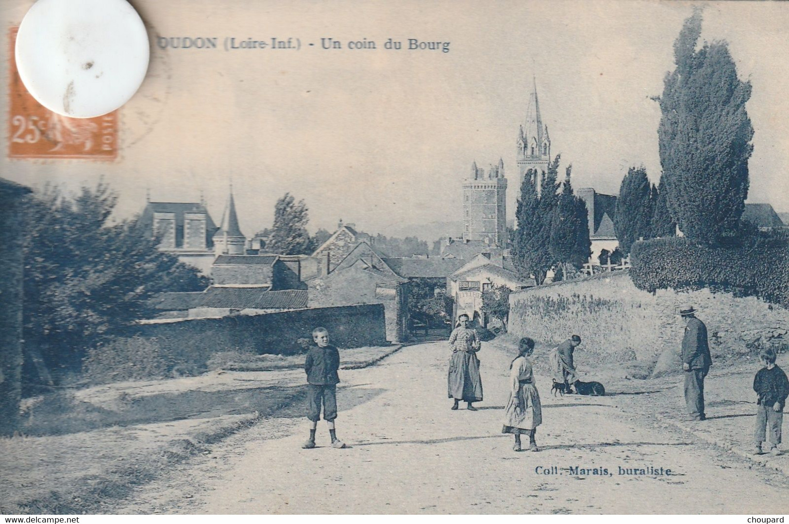 44 - Carte Postale Ancienne De OUDON   Un Coin Du Bourg - Oudon