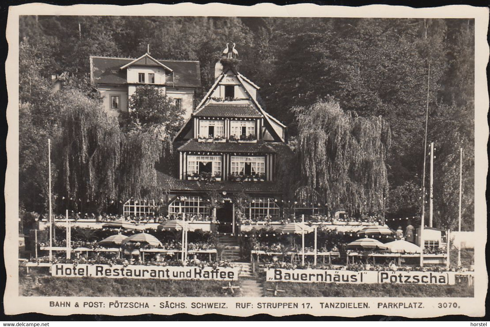 D-01829 Wehlen - Pötzscha - Hotel & Restaurant Und Kaffee "Bauernhäusl" - Wehlen