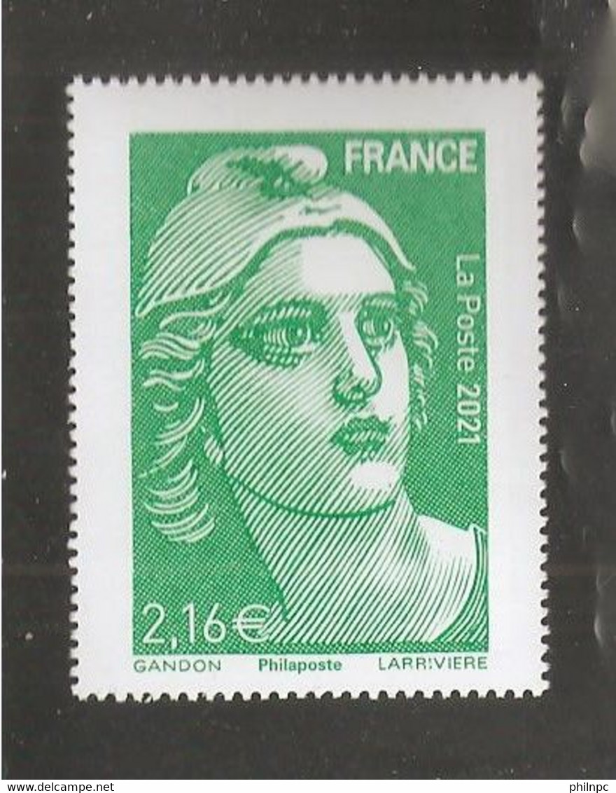 France, 5497, Provenant Du Carnet N° 1528, Neuf **, TTB, Timbre Grand Format, Marianne De Gandon - Neufs