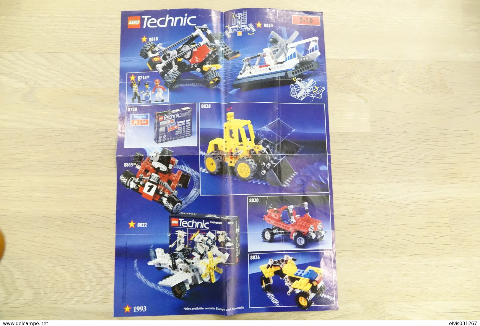 LEGO - CATALOG 1993 Mini Technic (110383-EU/OS) - Original Lego 1993 - Vintage - - Catalogs