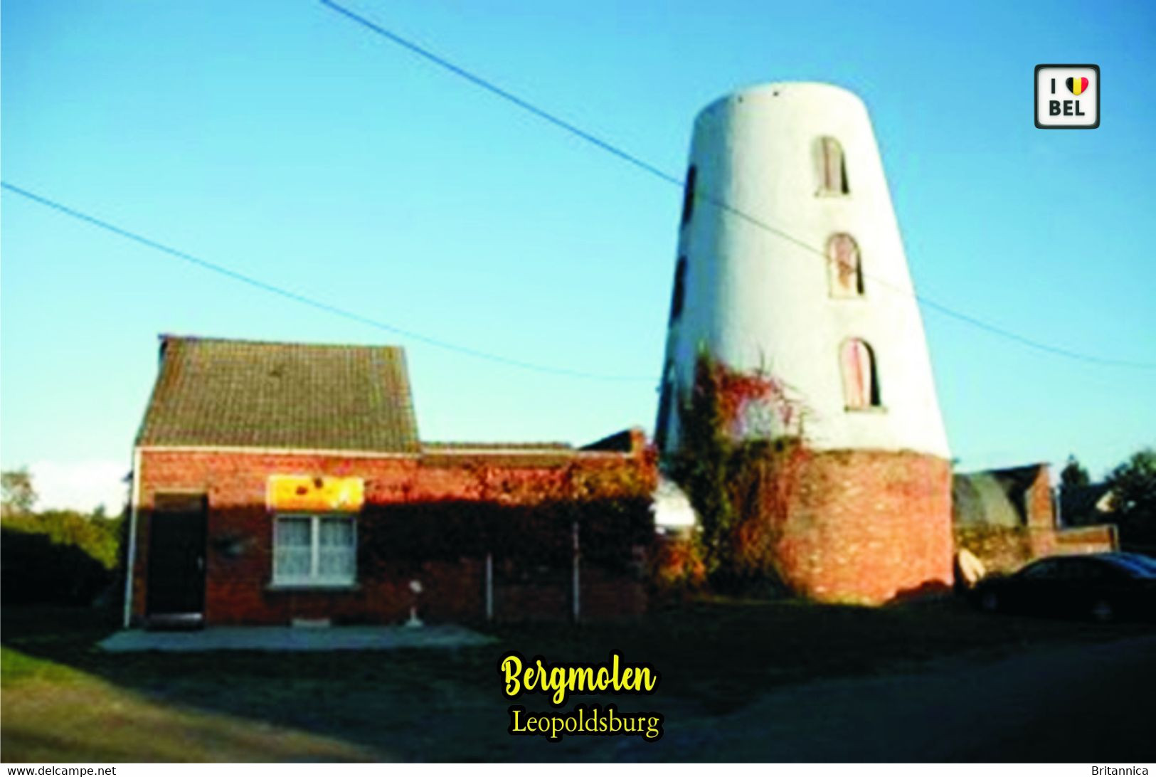 Carte Postale, Moulin A Vent, Belgium (Limburg), Leopoldsburg, Bergmolen - Windmills