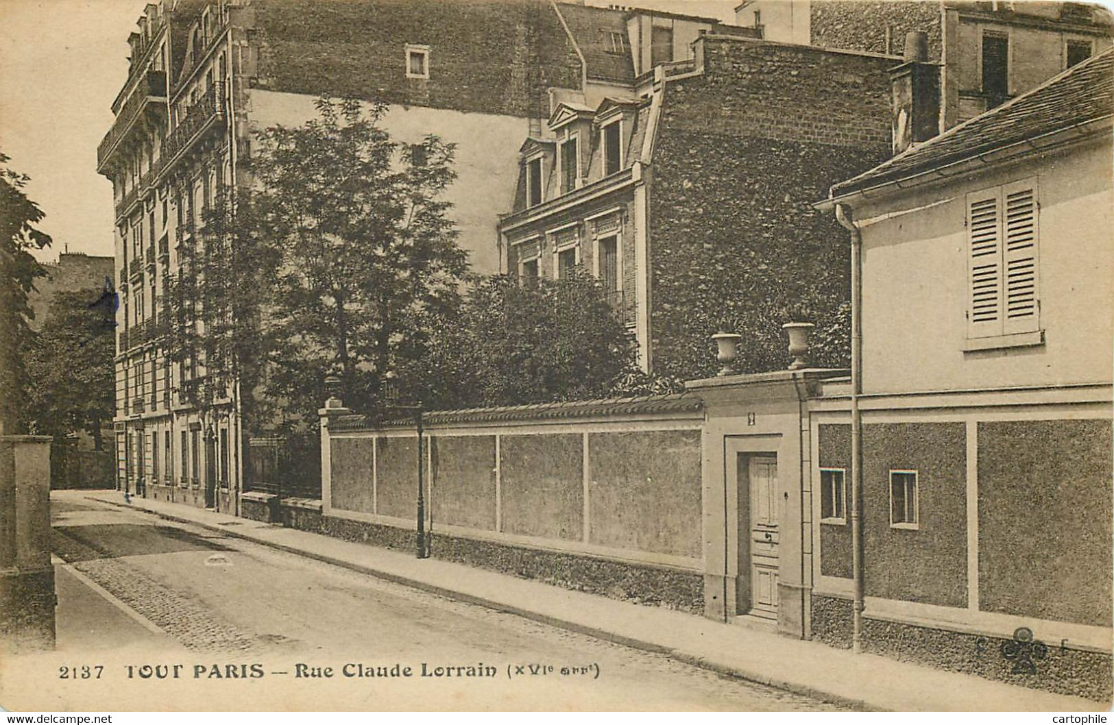 75016 - TOUT PARIS - Rue Claude Lorrain - Distrito: 16