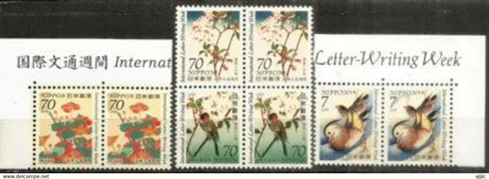 2019 INTERNATIONAL LETTER WRITTING WEEK (EN PAIRES SE-TENANT) Bord De Feuilles, Neufs ** - Unused Stamps