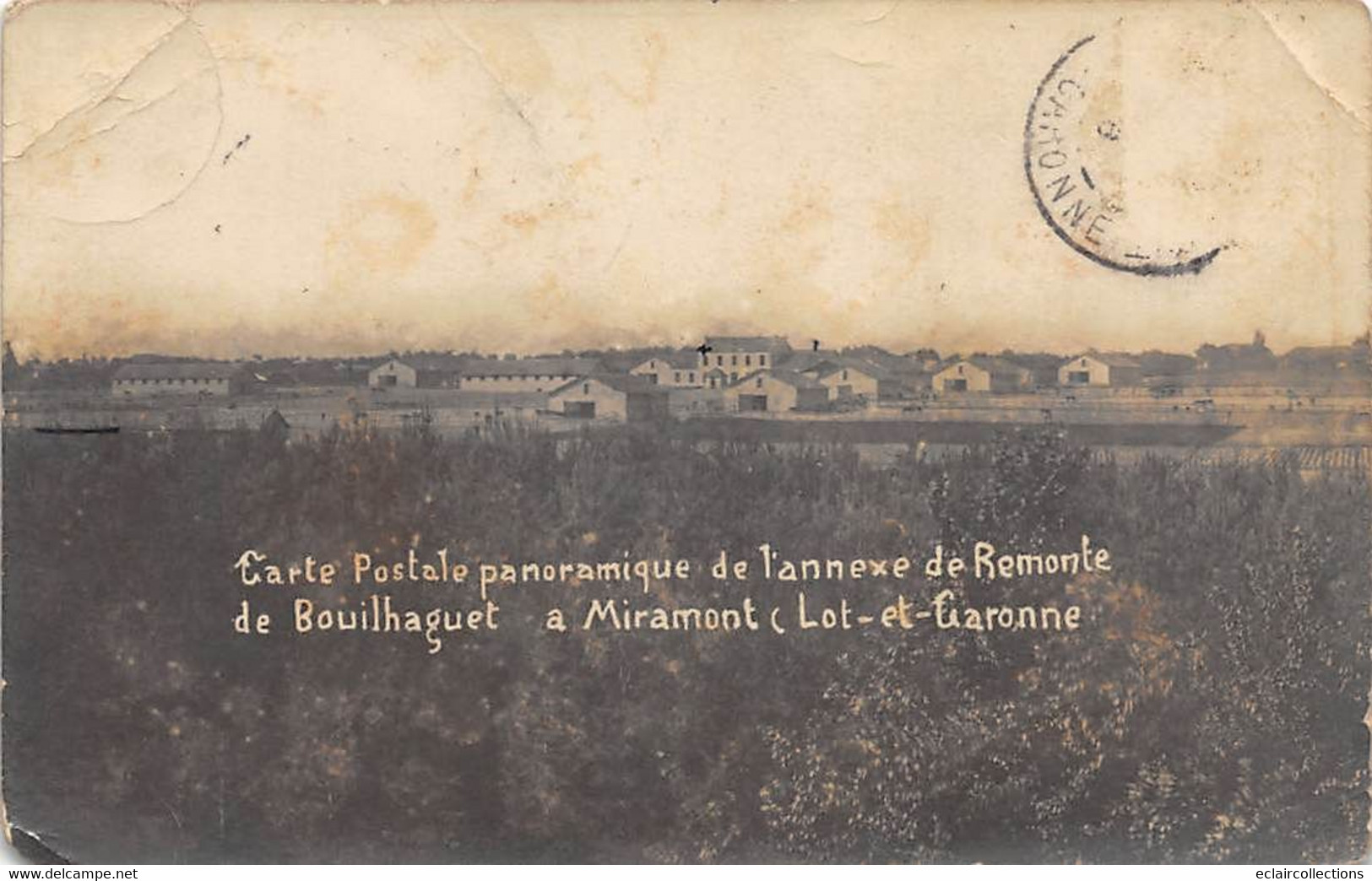 Miramont          47           Annexe De La Remonte De Bouilhaguet  .  Carte Photo.        (voir Scan) - Altri & Non Classificati