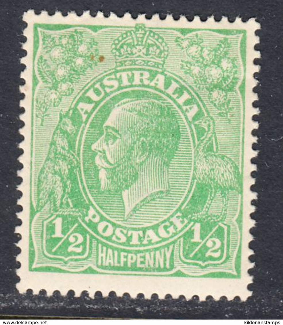 Australia 1914-20 Mint No Hinge, Wmk 5, Bright Green, See Notes, Sc# ,SG 20 - Mint Stamps