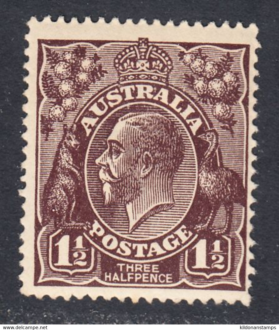 Australia 1924 Mint Mounted, Wmk 5, Black-brown, Sc# ,SG 58 - Neufs