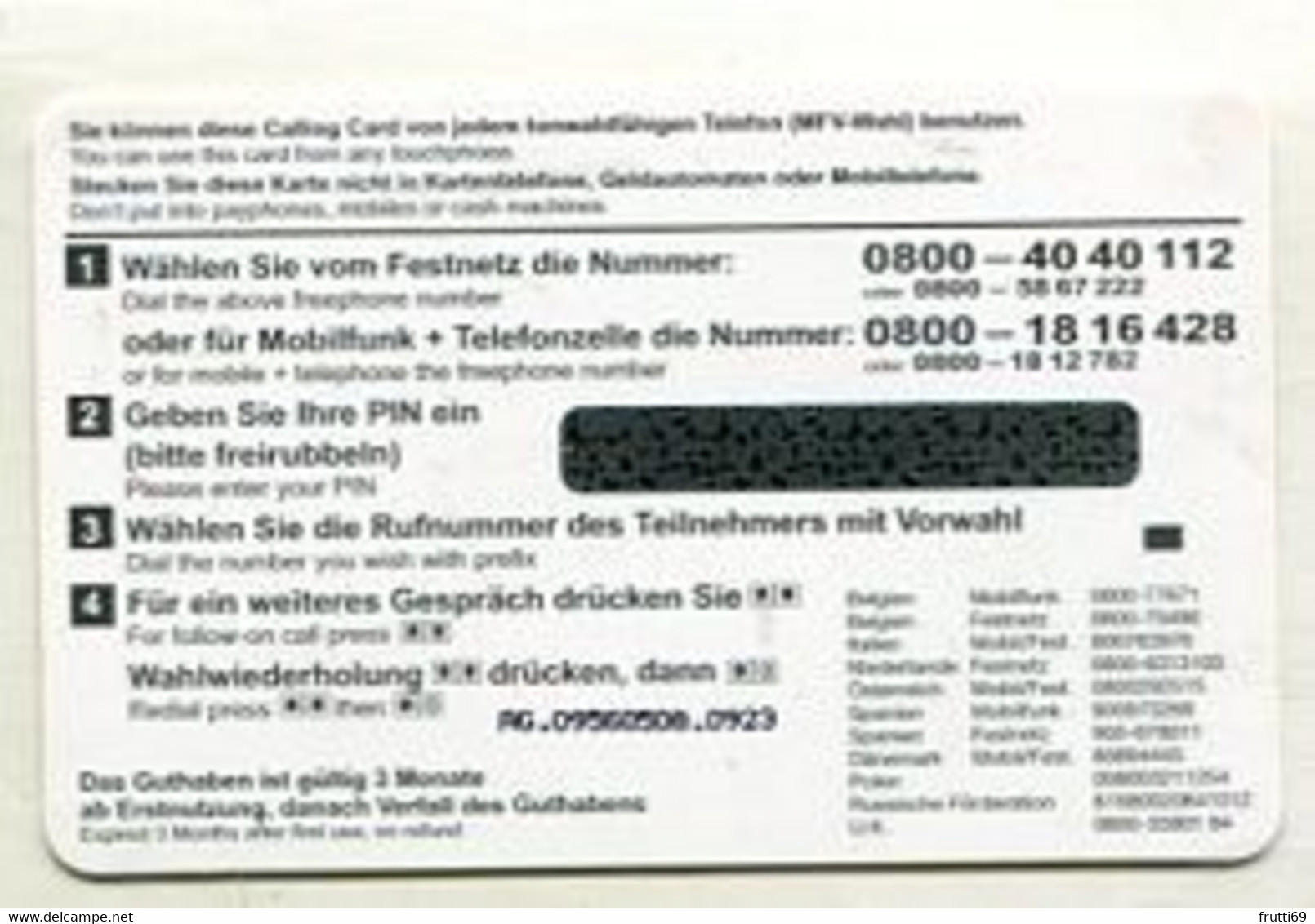 TK 00124 GERMANY - Prepaid - Rabbit - Conigli