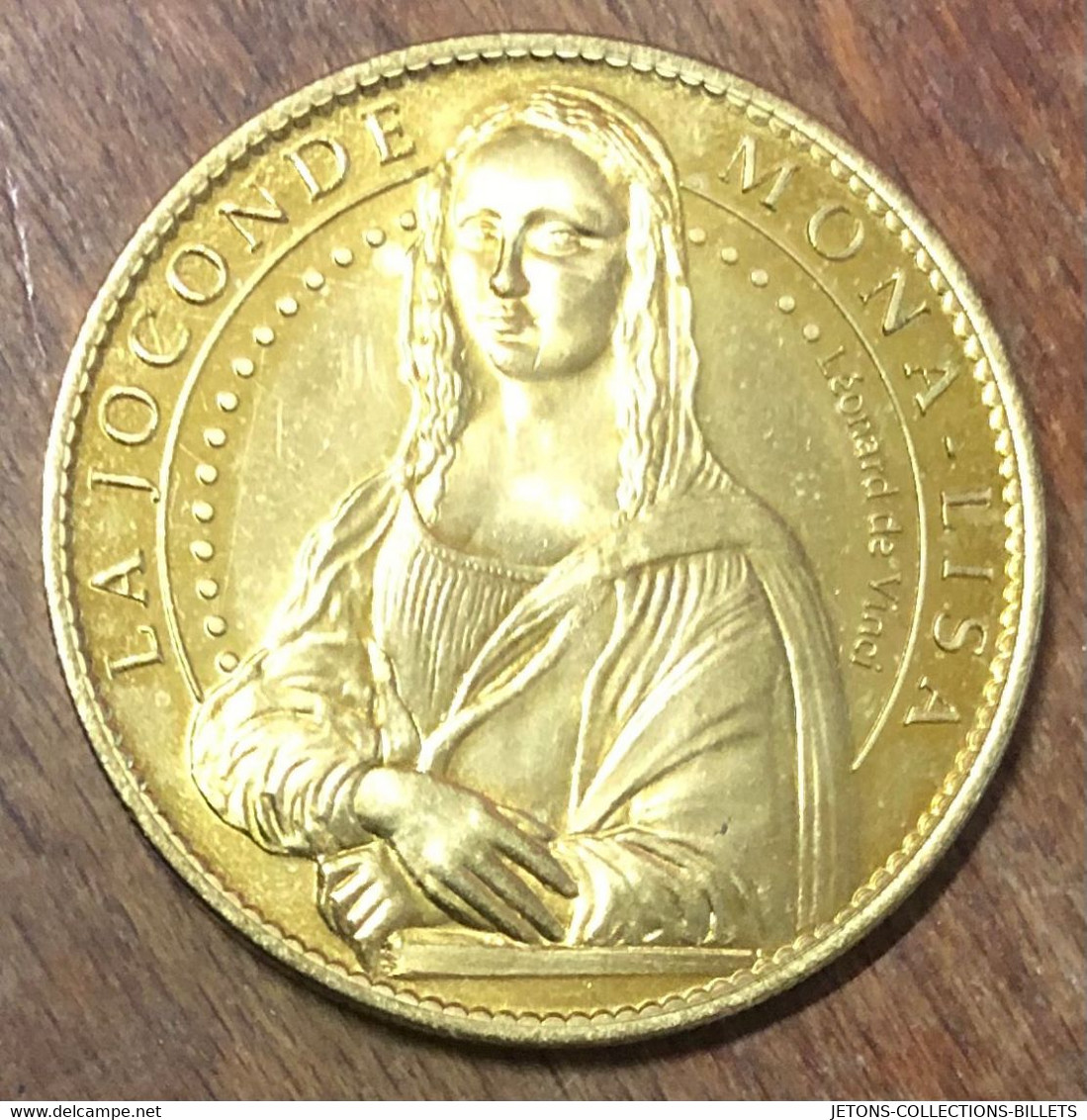 75 PARIS LA JOCONDE MONA LISA LÉONARD DE VINCI AB 2008 MÉDAILLE ARTHUS-BERTRAND JETONS MEDALS TOKENS COINS - 2008