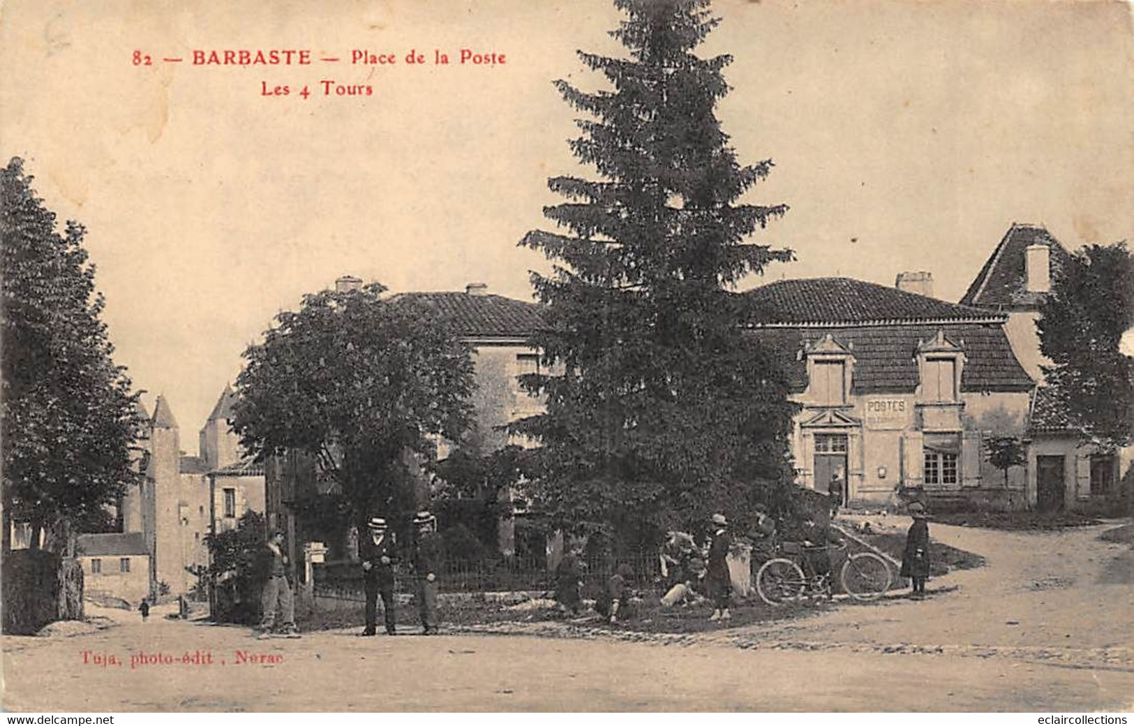 Barbaste           47          Place De La Poste      (voir Scan) - Sonstige & Ohne Zuordnung