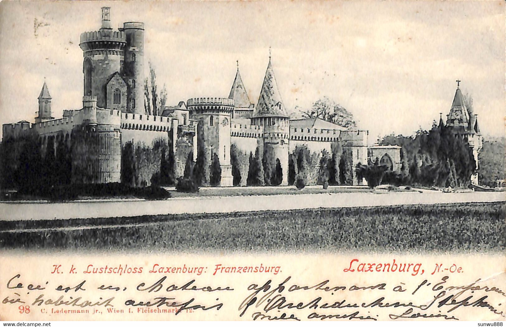 Laxenburg - K K Lustschloss Laxenburg - Franzensburg (C. Ledermann Jr 1902) - Laxenburg