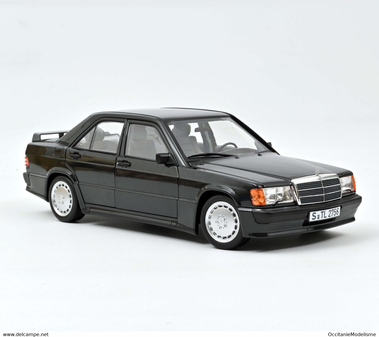 Norev - MERCEDES-BENZ 190 E 2.3-16 W201 1984 Noir Métallisé Réf. 183830 Neuf NBO 1/18 - Norev