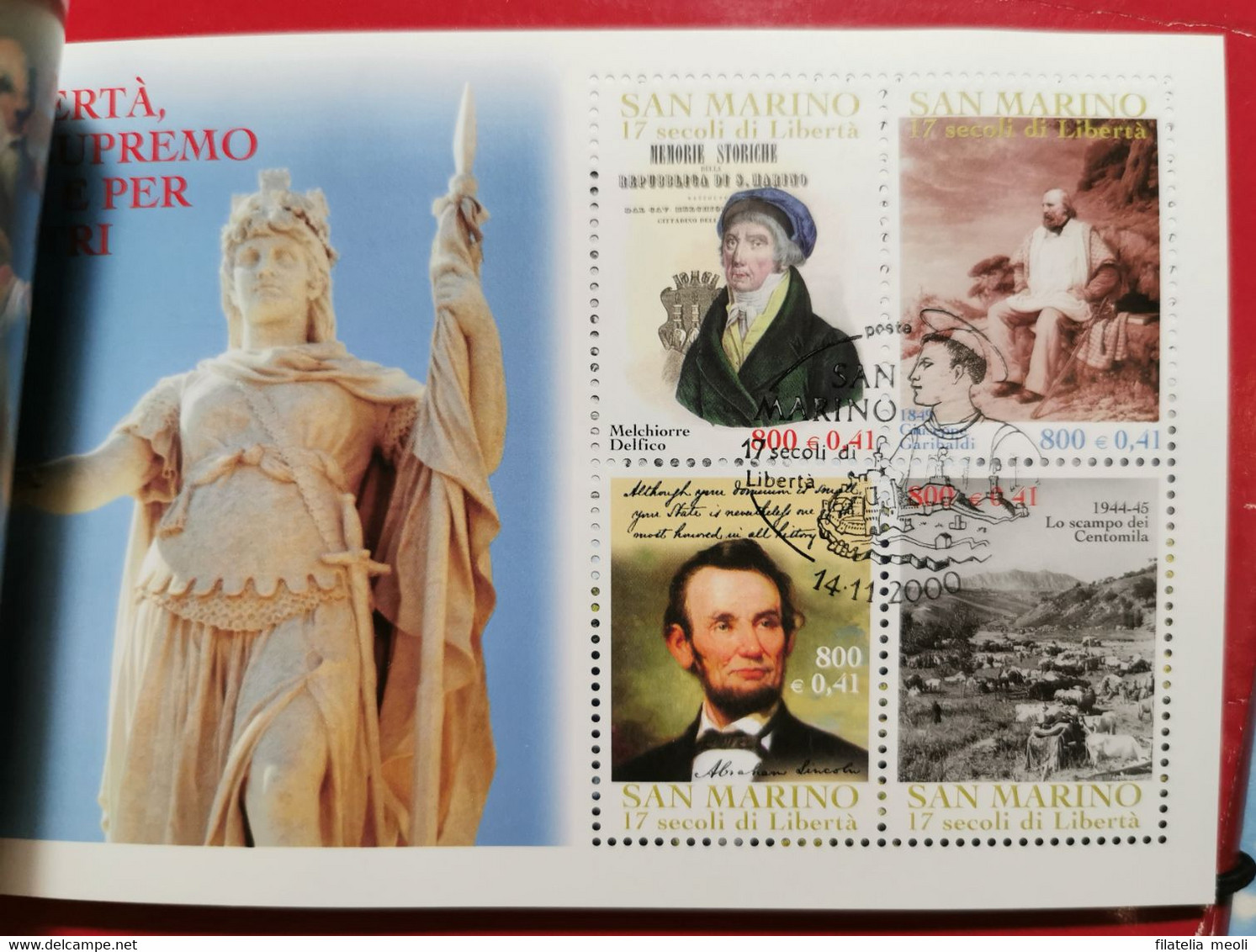 SAN MARINO 2000 17° CENTENARIO FONDAZIONE - Carnets