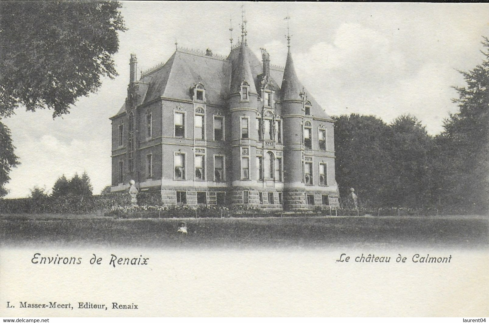 KLUISBERGEN. ENVIRONS DE RONSE,RENAIX.  LE CHATEAU DE CALMONT. - Kluisbergen