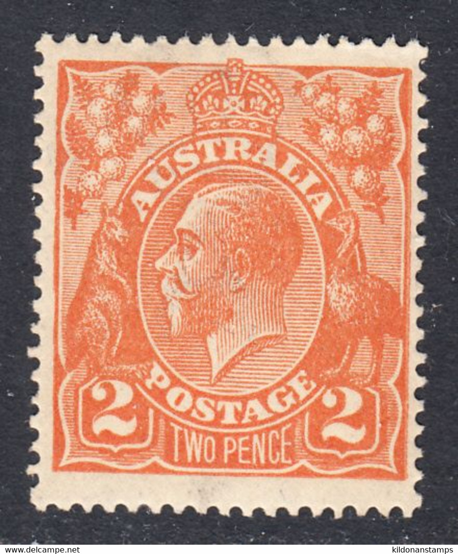 Australia 1918-23 Mint No Hinge, Wmk 5, Dull Orange, Sc# ,SG 62a - Ungebraucht