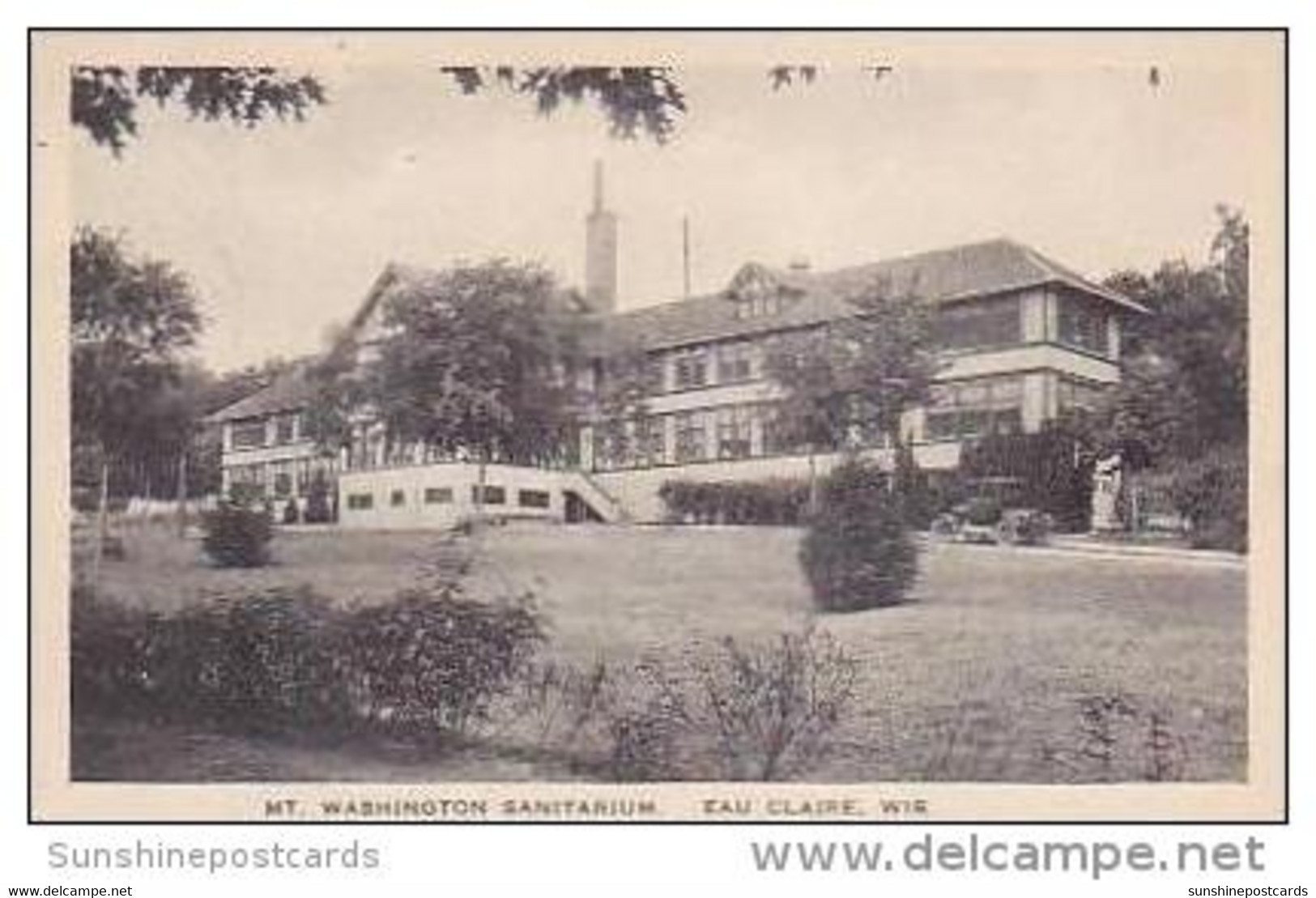 Wisonsin Eau Claire Mount Washington Sanitarium Albertype - Eau Claire