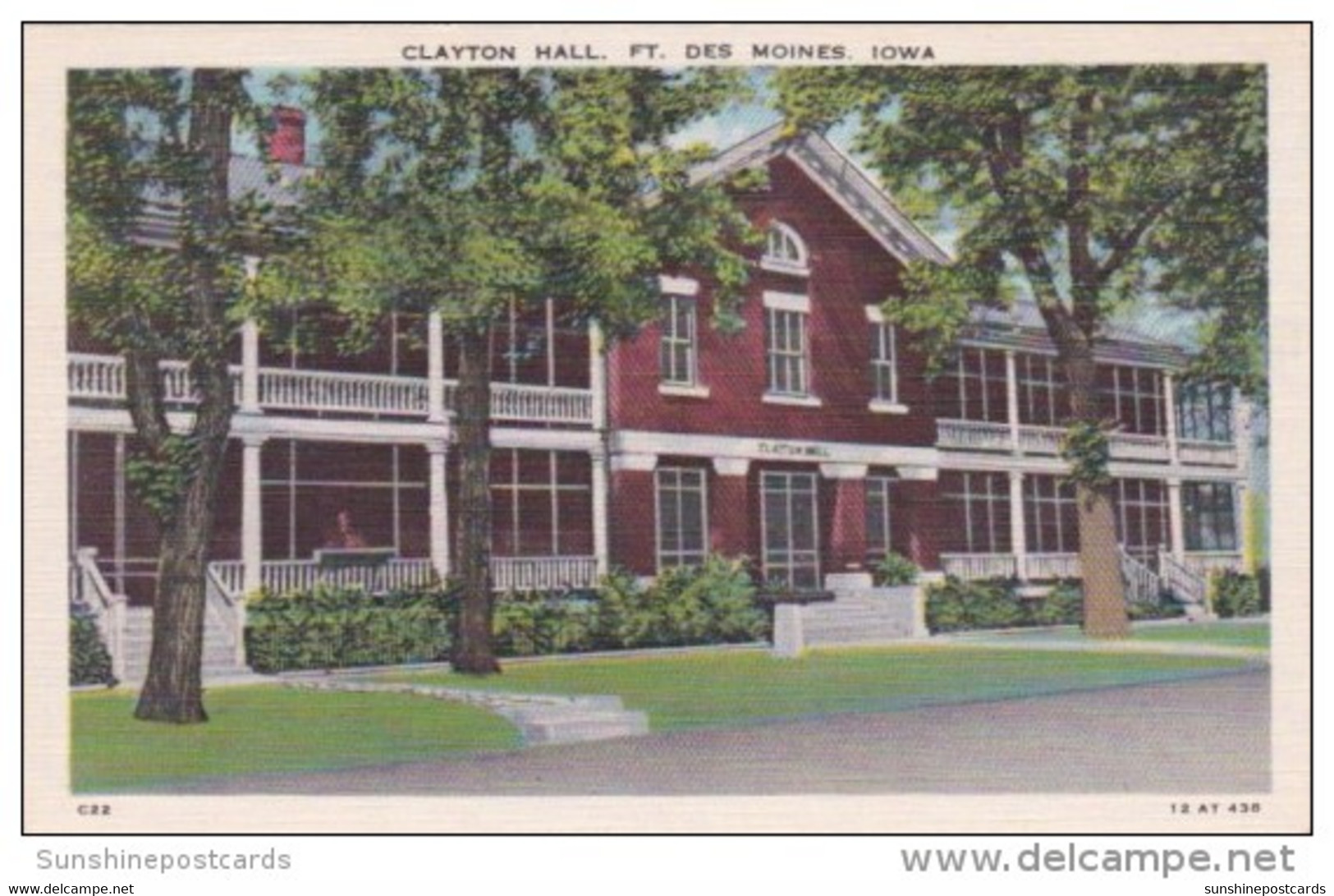 Iowa Des Moines Clayton Hall Fort Des Moines - Des Moines