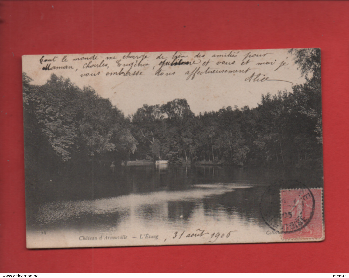 CPA - Château D' Arnouville  - L'étang - Arnouville Les Gonesses