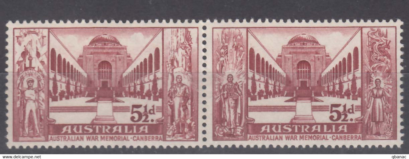 Australia 1958 Mi#282-283 Mint Never Hinged Pair - Mint Stamps