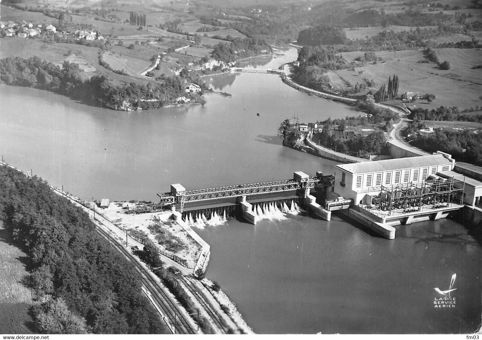 Seyssel Corbonod Barrage Vue Aérienne La Pie Lapie - Seyssel