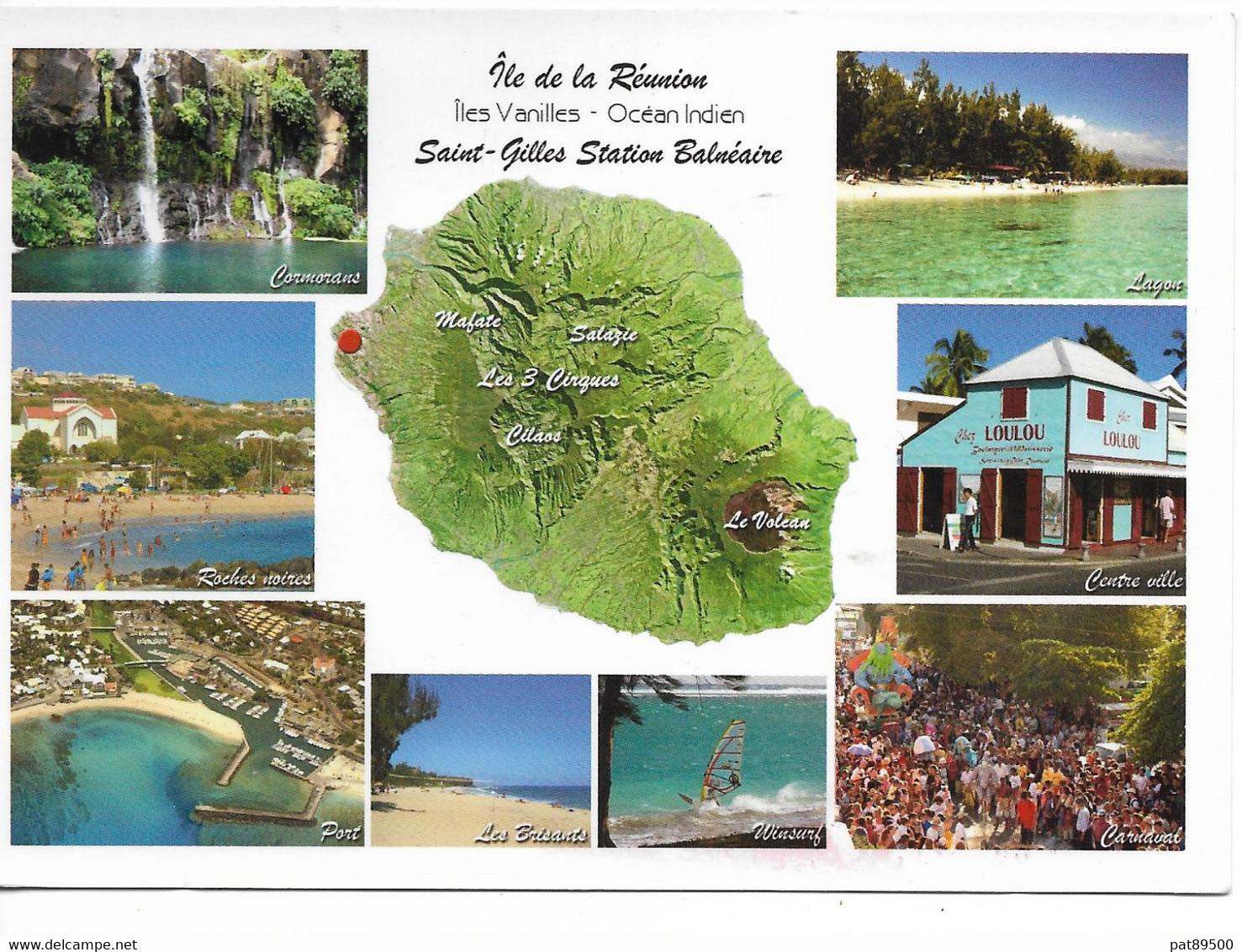 ILE De La REUNION - ILES VANILLES - Océan Indien / CPA Multivues - 8- Voyagée 2020 / TBE - Riunione