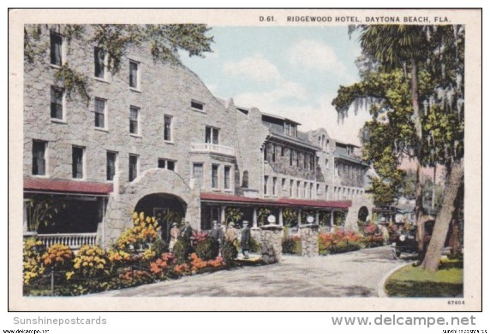 Florida Daytona The Ridgewood Hotel Curteich - Daytona