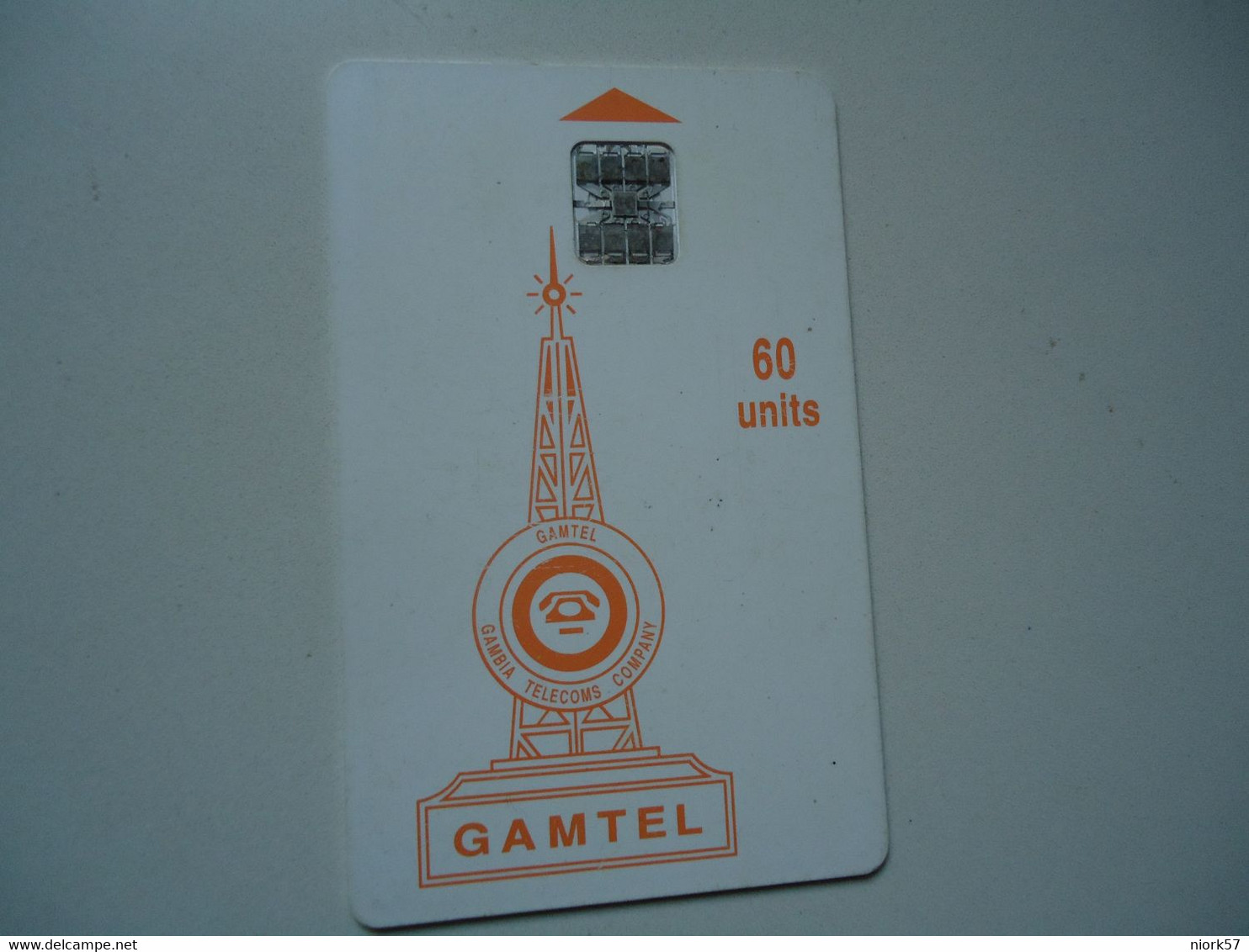 GAMBIA USED CARDS  OLD TELECOM  EMBLEM - Gambia