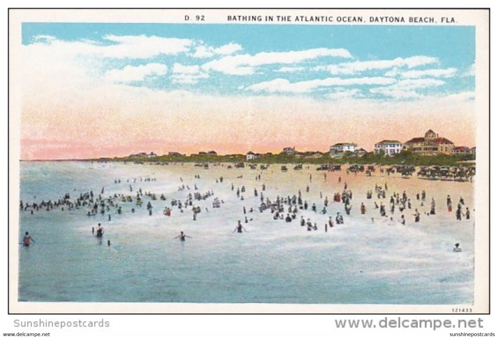 Florida Daytona Beach Bathing In The Atlantic Ocean - Daytona