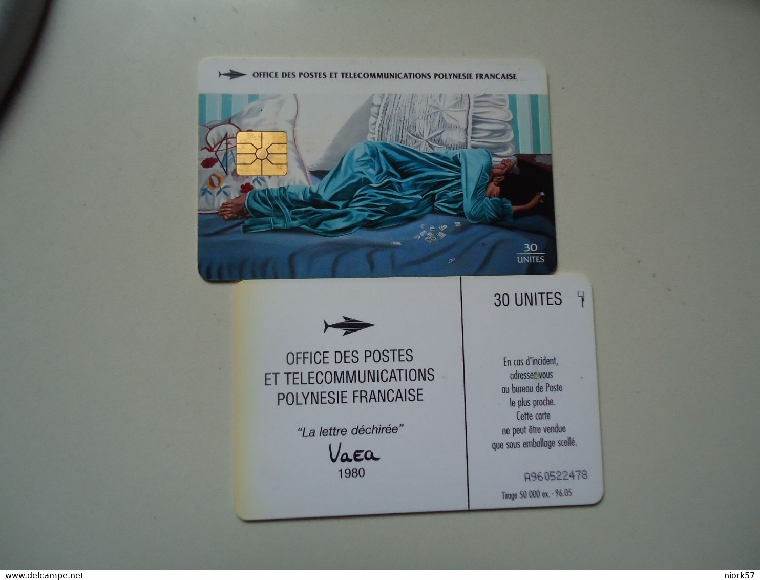 FRENCH POLYNESIA   USED CARDS ART PAINTING - Polynésie Française