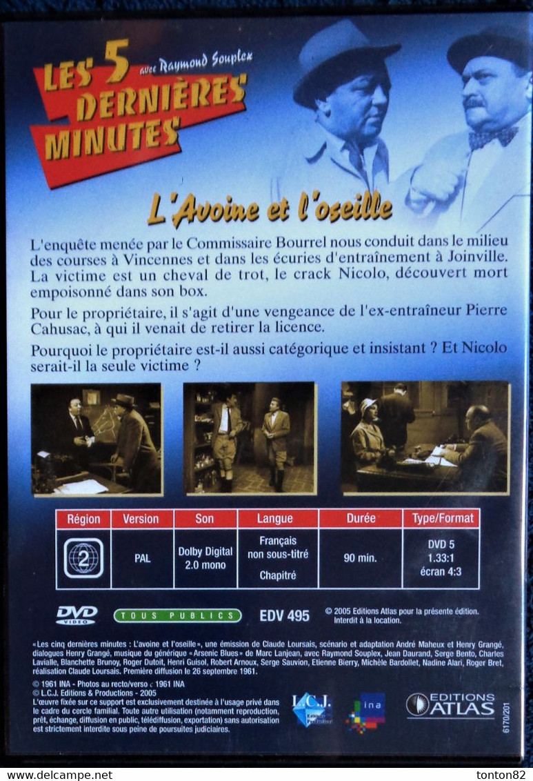 Les 5 Dernières Minutes - Raymond Souplex - L'avoine Et L'oseille . - Séries Et Programmes TV