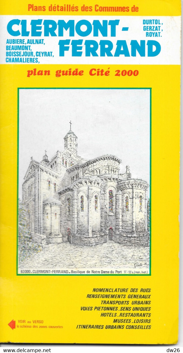 Plan Guide Cités 2000: Clermont-Ferrand - Plans Détaillés: Aubière, Aulnat, Beaumont, Chamalières, Ceyrat - Autres & Non Classés