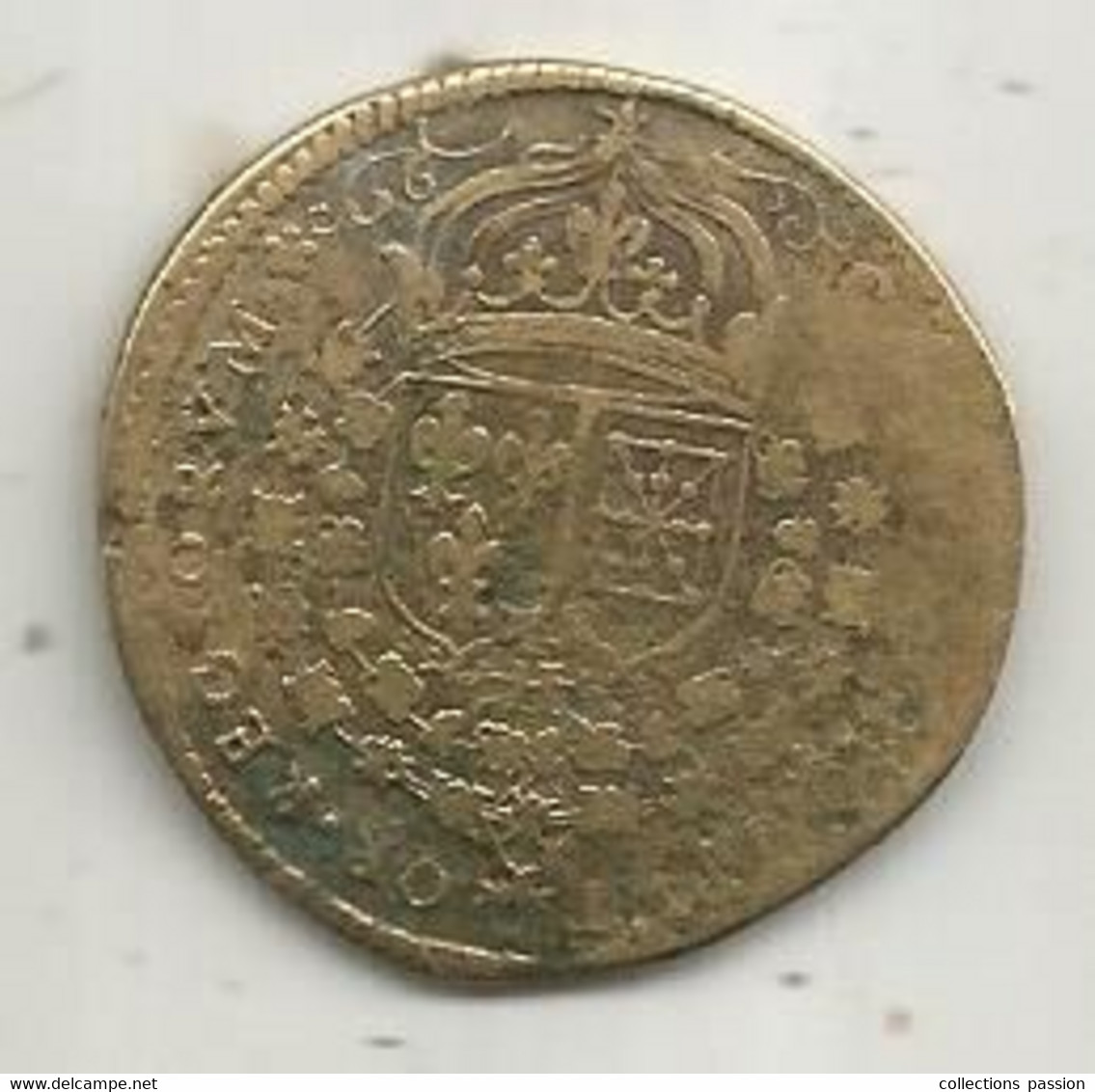 Jeton HENRI IV, OPORTVNIVS , JETON DE NUREMBERG,  2 Scans - Monarquía / Nobleza