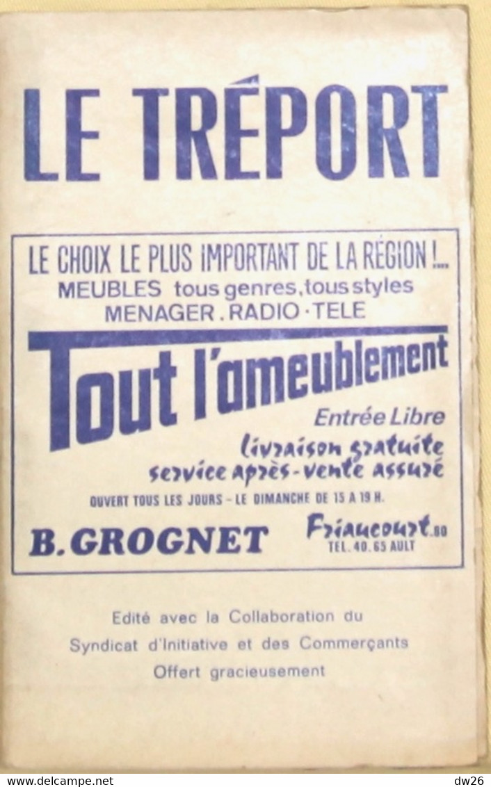 Plan Des Rues Le Tréport (Seine-Inférieure) 1960 Environ - Edité Par Syndicat D'Initiative Et Commerçants - Altri & Non Classificati