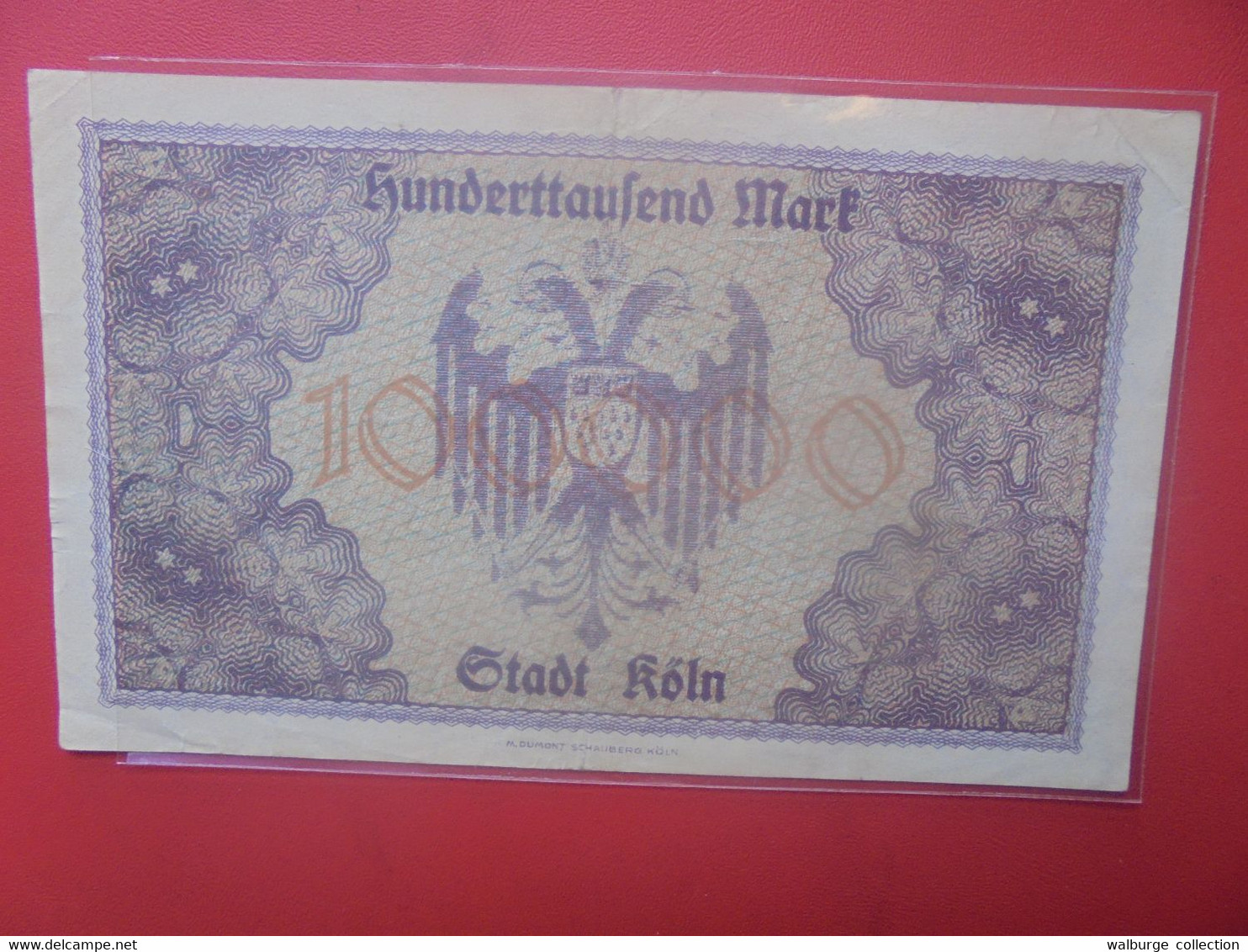 Köln  100.000 MARK 1923 Circuler - Collections