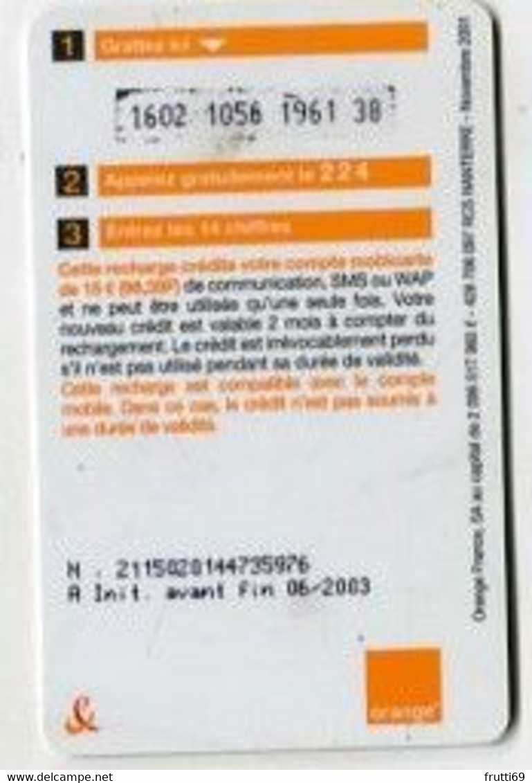 TK 00528 FRANCE - Prepaid - Nachladekarten (Handy/SIM)