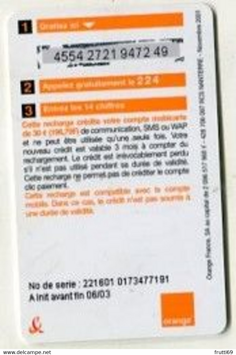 TK 00529 FRANCE - Prepaid - Mobicartes (GSM/SIM)