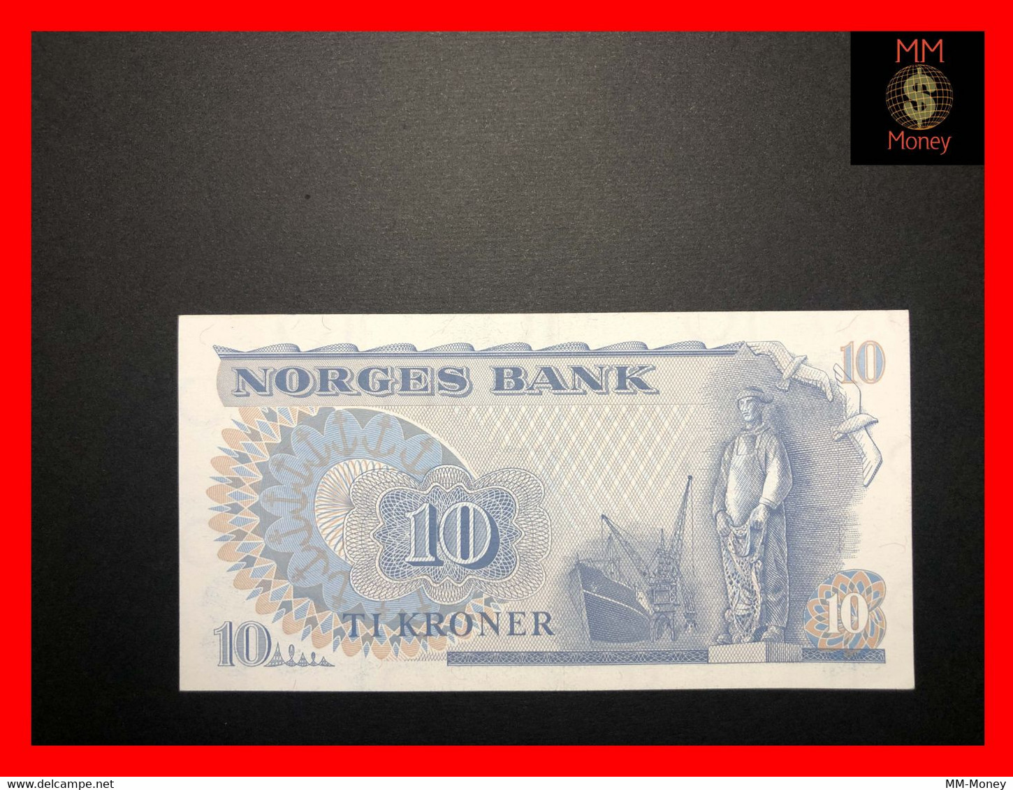 NORWAY  10  Kroner  1983  P. 36   XF + - Norway