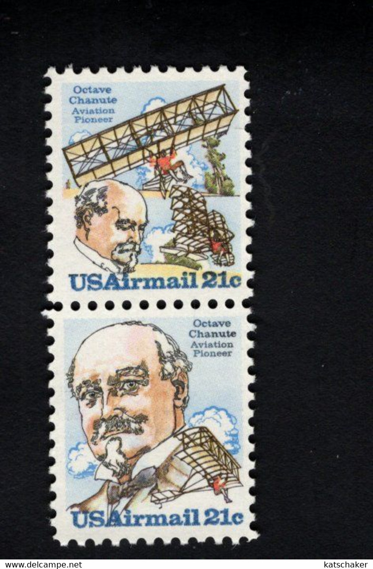 1411107826 1979 SCOTT C94A POSTFRIS MINT NEVER HINGED  -  OCTAVE CHANUTE - BIPLANE HANG-GLIDER C94 FIRST OF PAIR - 3b. 1961-... Nuevos