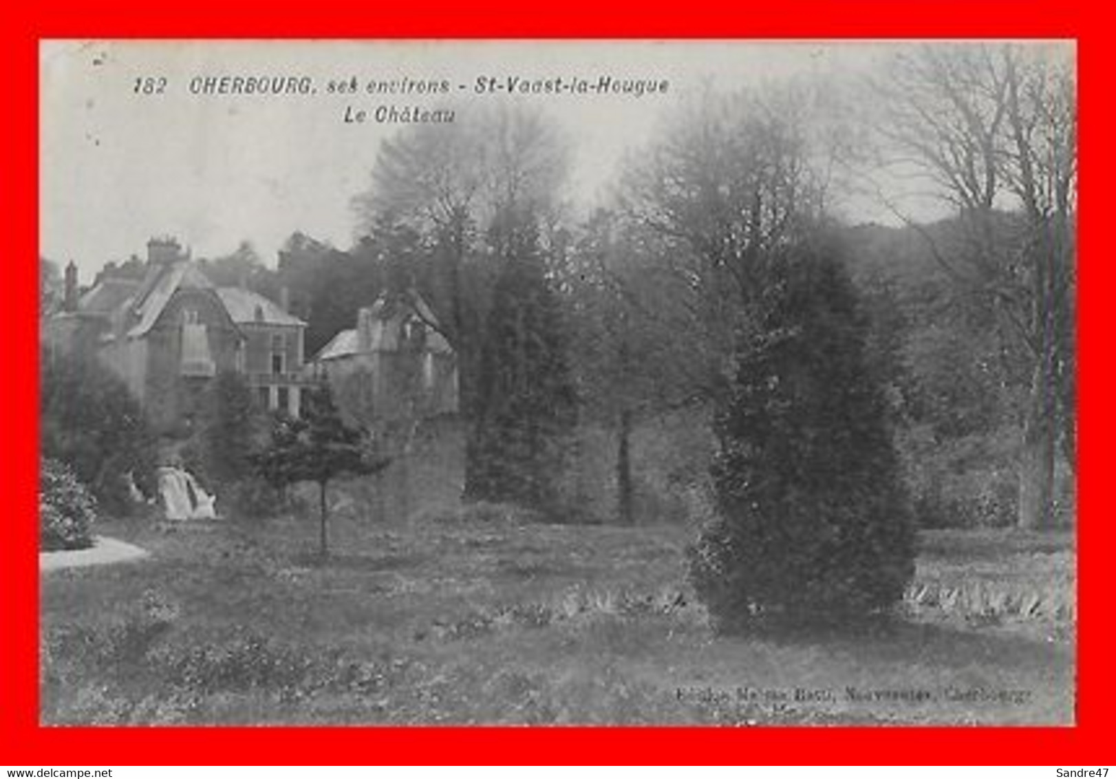 CPA (50) SAINT-VAAST-la-HOUGUE.  Le Château...N427 - Saint Vaast La Hougue