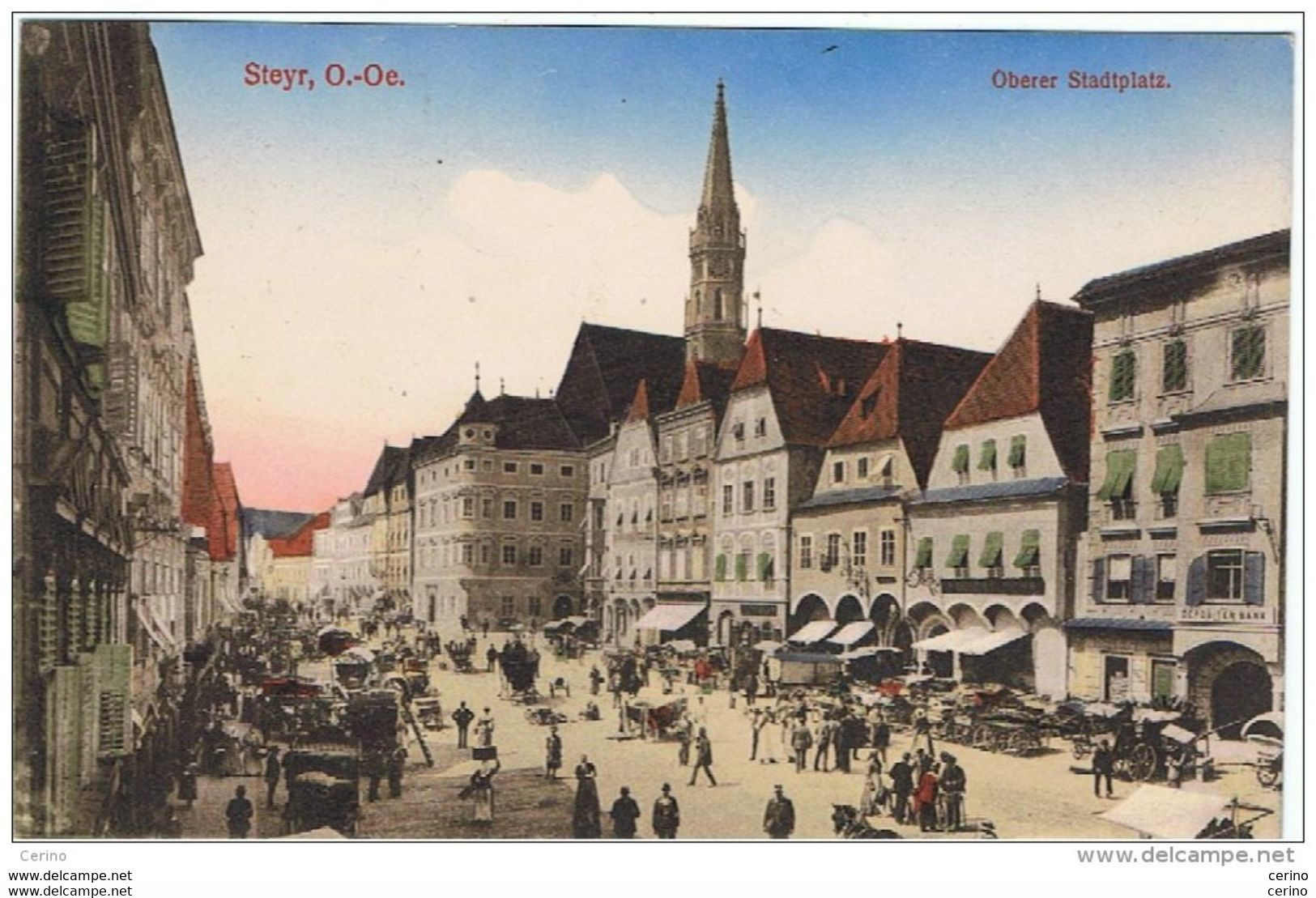 STEYR:  OBERER  STADTPLATZ  -  KLEINFORMAT - Halles