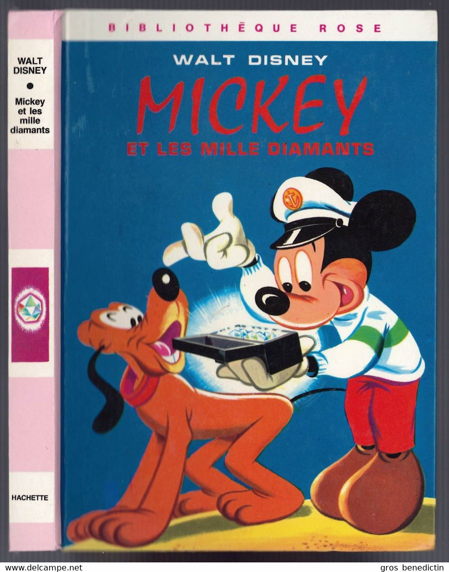 Hachette - Bibliothèque Rose - Walt Disney - "Mickey Et Les Mille Diamants" - 1982 - #Ben&Brose&Disney - Bibliotheque Rose